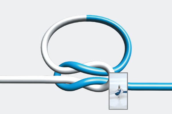 Ligation around haemostatic clamp